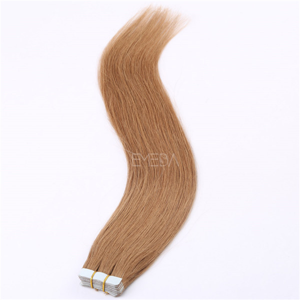 Double drawn tape in extensions European hair market YJ267